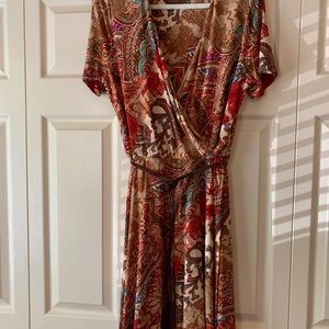 Lovely faux wrap dress